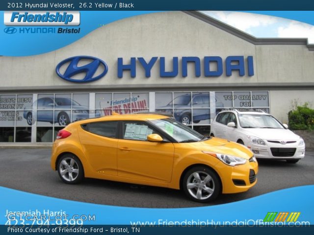 2012 Hyundai Veloster  in 26.2 Yellow