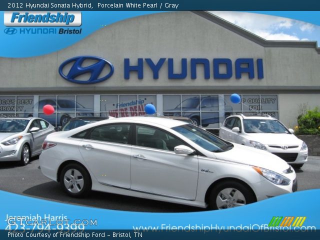 2012 Hyundai Sonata Hybrid in Porcelain White Pearl