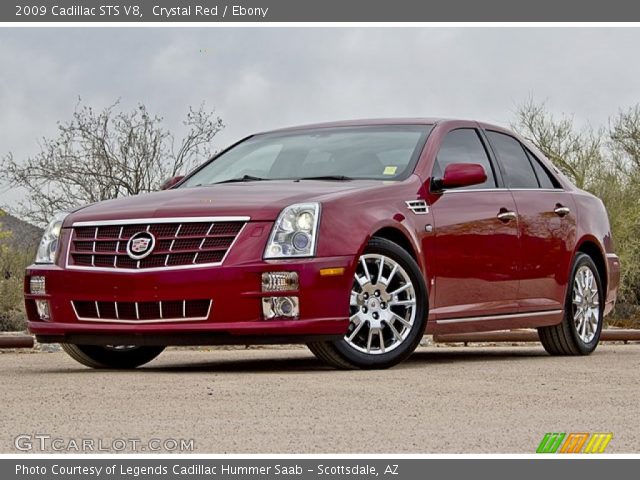 2009 Cadillac STS V8 in Crystal Red