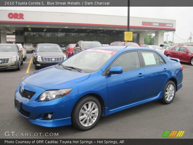 2010 Toyota Corolla S in Blue Streak Metallic