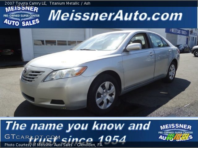 2007 Toyota Camry LE in Titanium Metallic