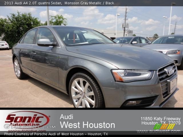 2013 Audi A4 2.0T quattro Sedan in Monsoon Gray Metallic