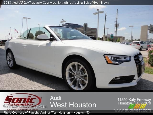 2013 Audi A5 2.0T quattro Cabriolet in Ibis White