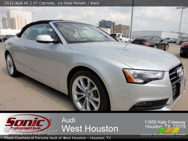 2013 Audi A5 2.0T Cabriolet in Ice Silver Metallic