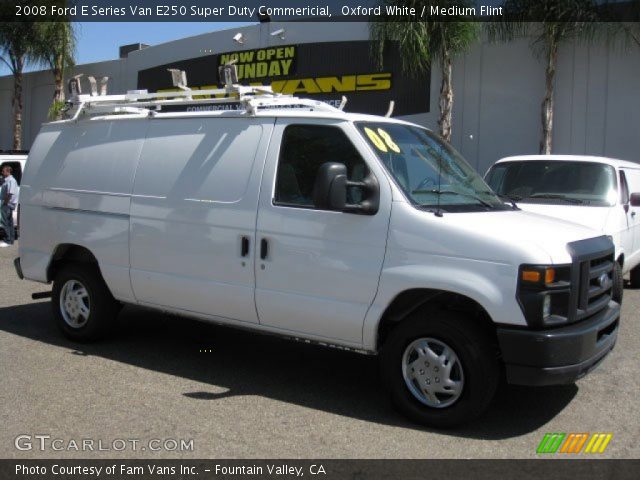 2008 Ford E Series Van E250 Super Duty Commericial in Oxford White