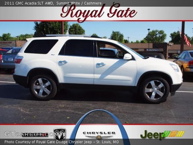 2011 GMC Acadia SLT AWD in Summit White