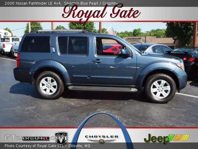 2006 Nissan Pathfinder LE 4x4 in Silverton Blue Pearl