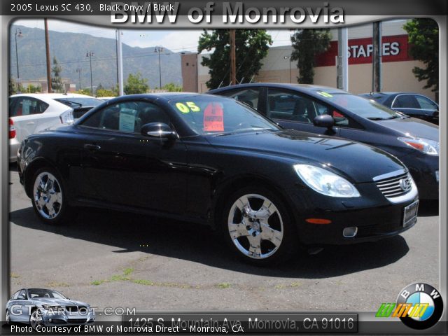 2005 Lexus SC 430 in Black Onyx