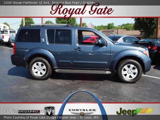 2006 Nissan Pathfinder LE 4x4 in Silverton Blue Pearl