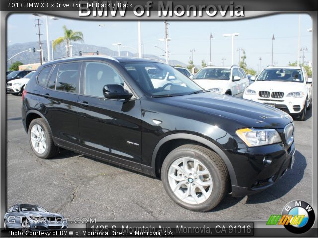 2013 BMW X3 xDrive 35i in Jet Black
