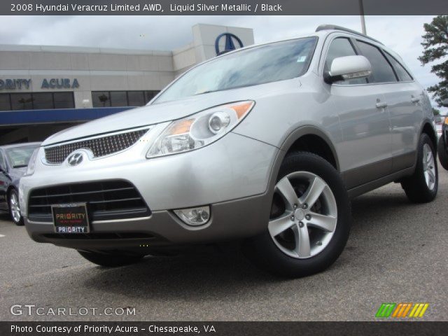 2008 Hyundai Veracruz Limited AWD in Liquid Silver Metallic