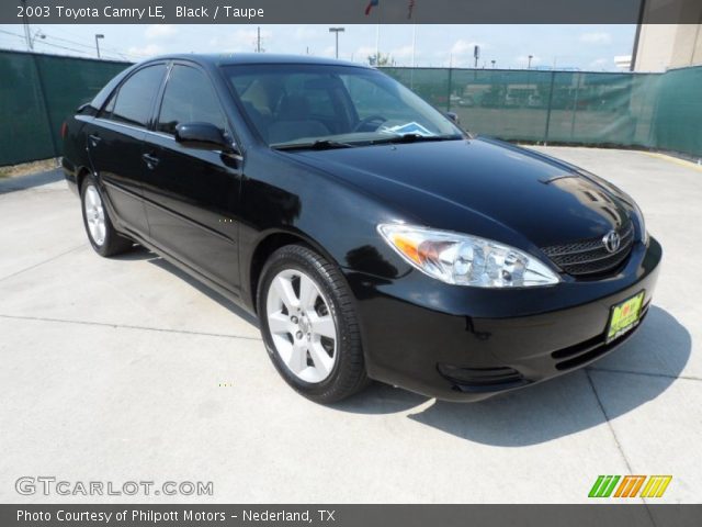 2003 Toyota Camry LE in Black