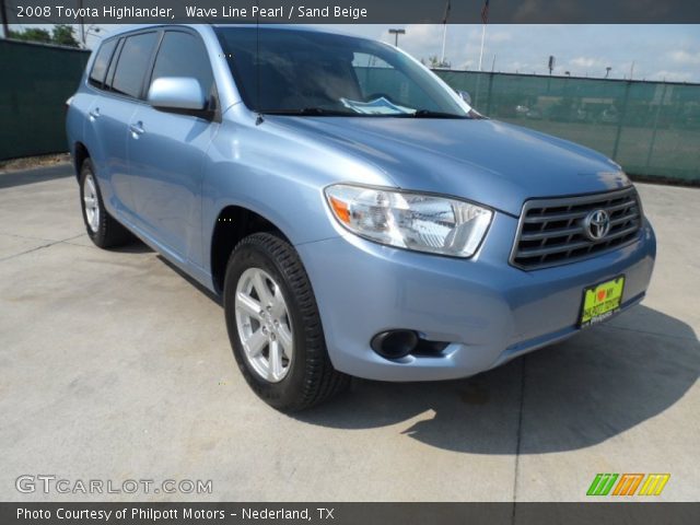 2008 Toyota Highlander  in Wave Line Pearl