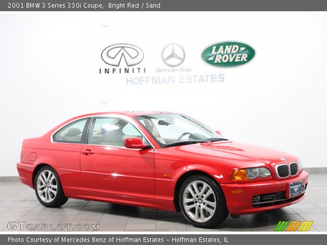2001 BMW 3 Series 330i Coupe in Bright Red