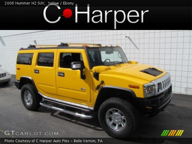 2006 Hummer H2 SUV in Yellow