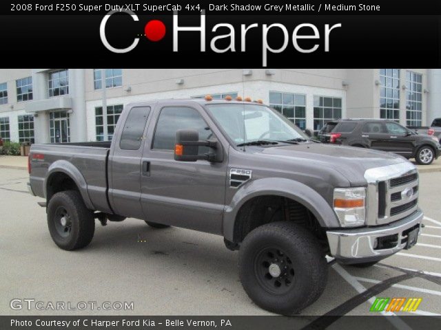 2008 Ford F250 Super Duty XLT SuperCab 4x4 in Dark Shadow Grey Metallic
