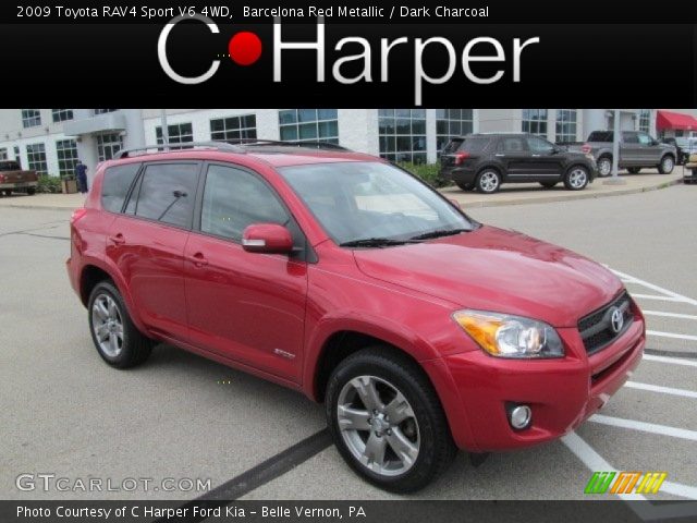 2009 Toyota RAV4 Sport V6 4WD in Barcelona Red Metallic