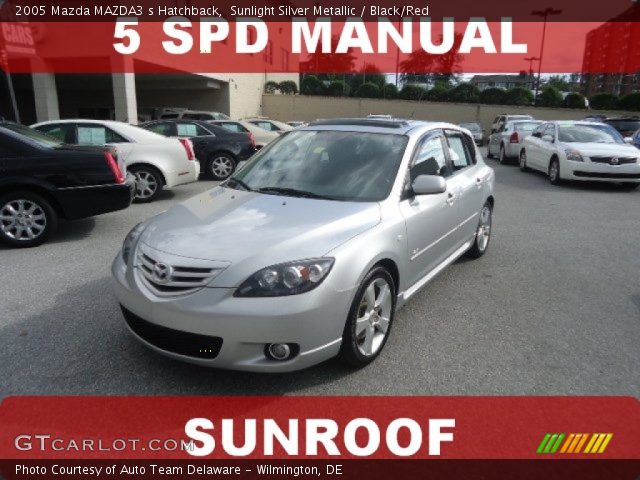 2005 Mazda MAZDA3 s Hatchback in Sunlight Silver Metallic