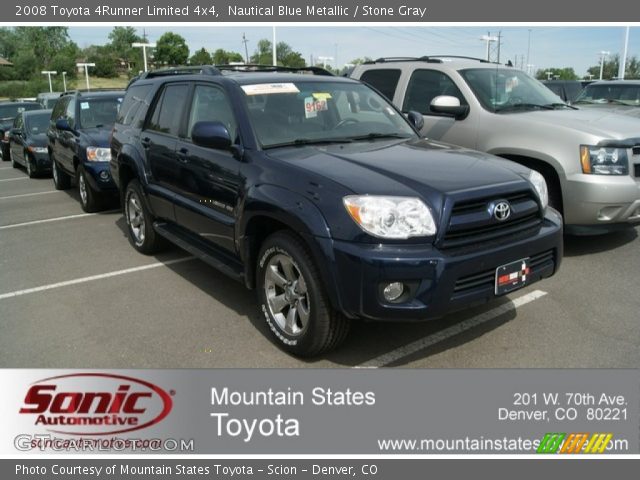 2008 Toyota 4Runner Limited 4x4 in Nautical Blue Metallic
