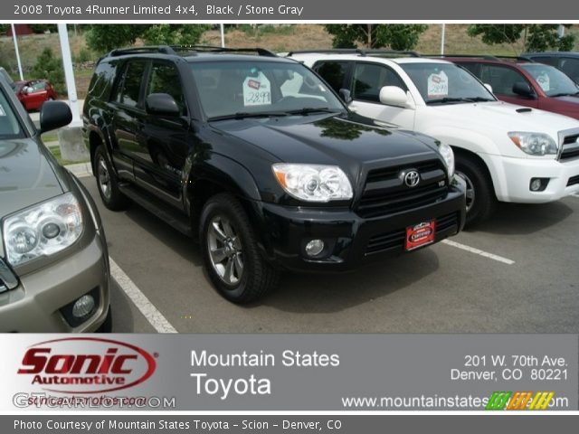 2008 Toyota 4Runner Limited 4x4 in Black