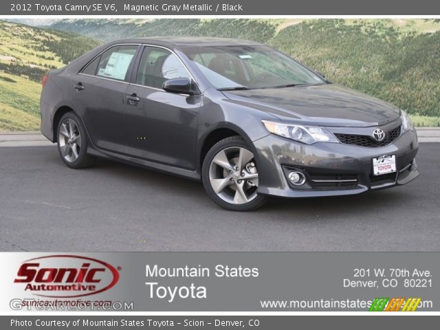 2012 Toyota Camry SE V6 in Magnetic Gray Metallic