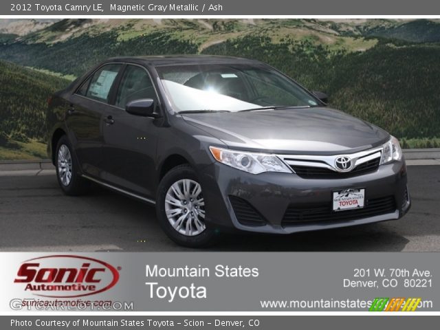 2012 Toyota Camry LE in Magnetic Gray Metallic