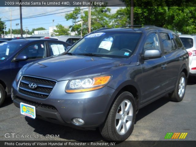 2009 Hyundai Santa Fe Limited 4WD in Slate Blue