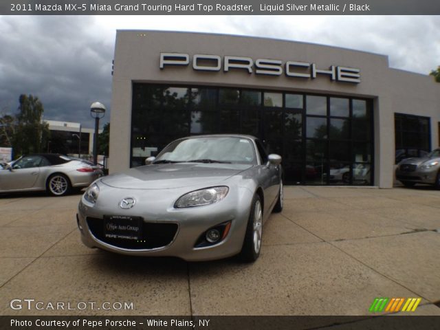 2011 Mazda MX-5 Miata Grand Touring Hard Top Roadster in Liquid Silver Metallic