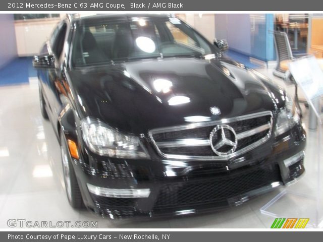 2012 Mercedes-Benz C 63 AMG Coupe in Black