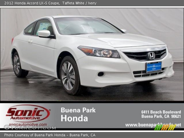 2012 Honda Accord LX-S Coupe in Taffeta White