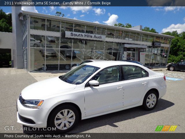 2011 Volkswagen Jetta SE Sedan in Candy White