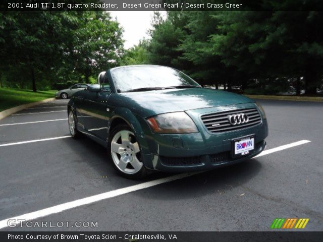 2001 Audi TT 1.8T quattro Roadster in Desert Green Pearl