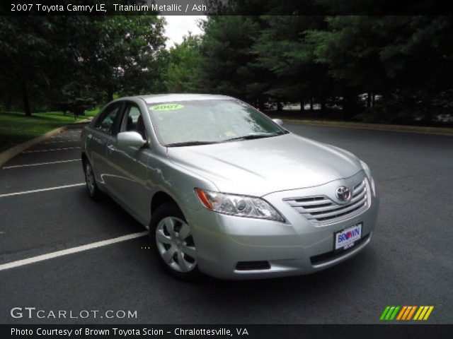 2007 Toyota Camry LE in Titanium Metallic