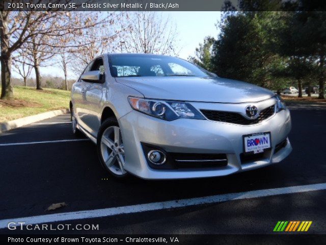 2012 Toyota Camry SE in Classic Silver Metallic