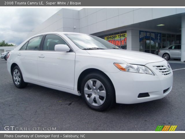2008 Toyota Camry LE in Super White