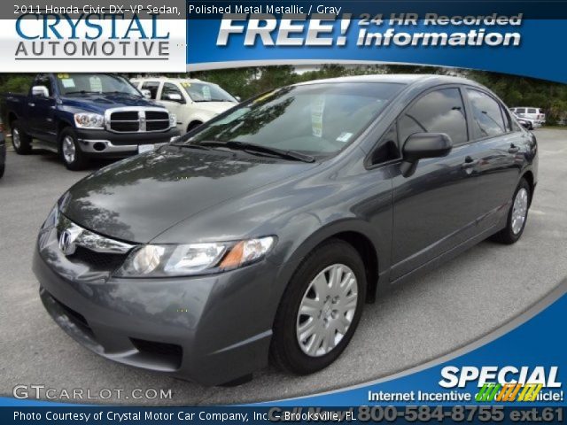 2011 Honda Civic DX-VP Sedan in Polished Metal Metallic