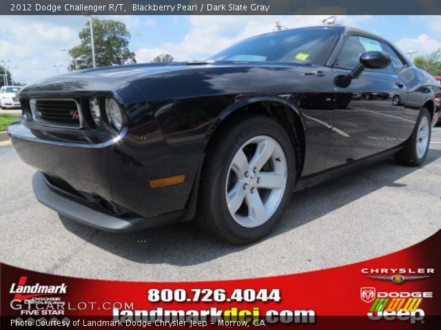 2012 Dodge Challenger R/T in Blackberry Pearl