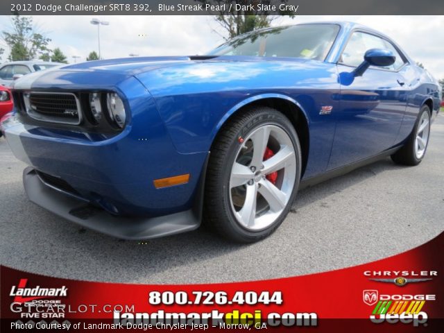 2012 Dodge Challenger SRT8 392 in Blue Streak Pearl