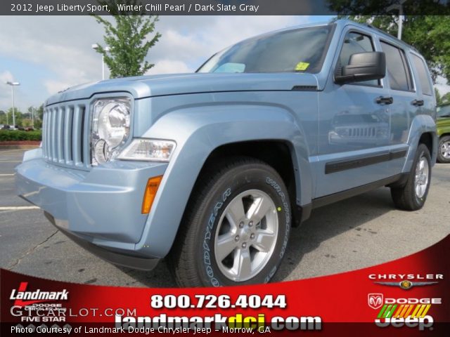 2012 Jeep Liberty Sport in Winter Chill Pearl