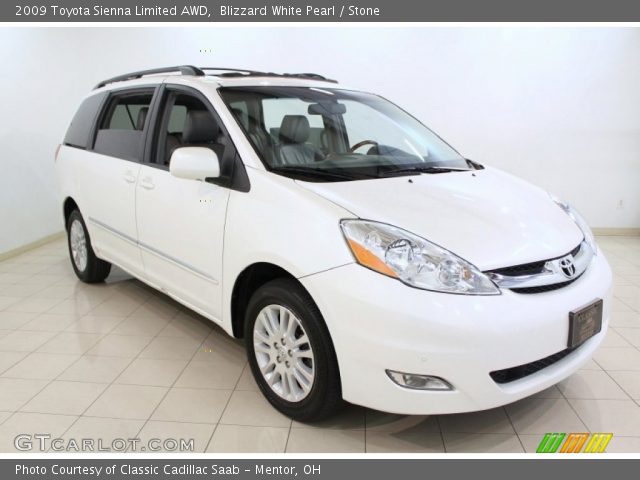 2009 Toyota Sienna Limited AWD in Blizzard White Pearl
