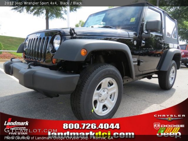 2012 Jeep Wrangler Sport 4x4 in Black