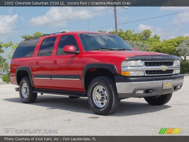 2002 Chevrolet Suburban 2500 LS in Victory Red