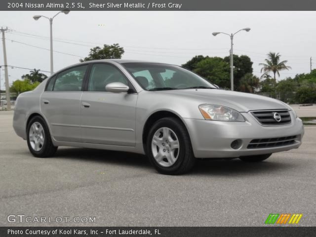 2004 Nissan Altima 2.5 SL in Sheer Silver Metallic