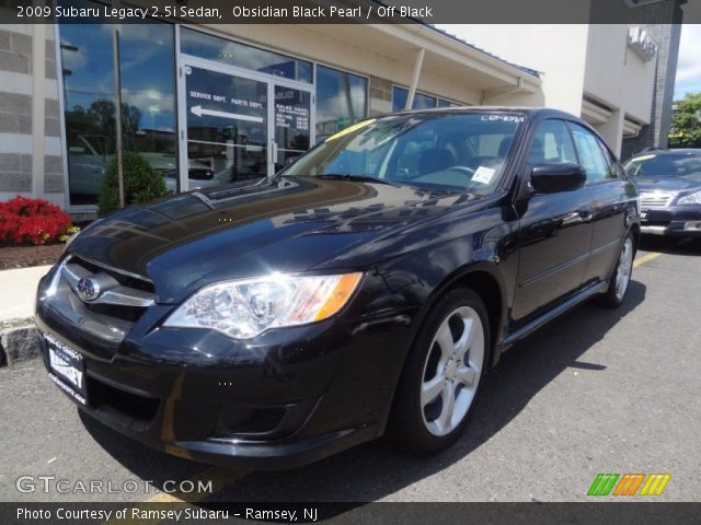 2009 Subaru Legacy 2.5i Sedan in Obsidian Black Pearl