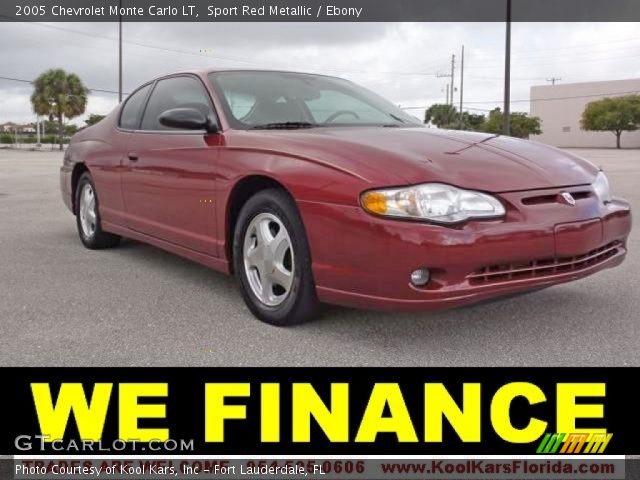 2005 Chevrolet Monte Carlo LT in Sport Red Metallic
