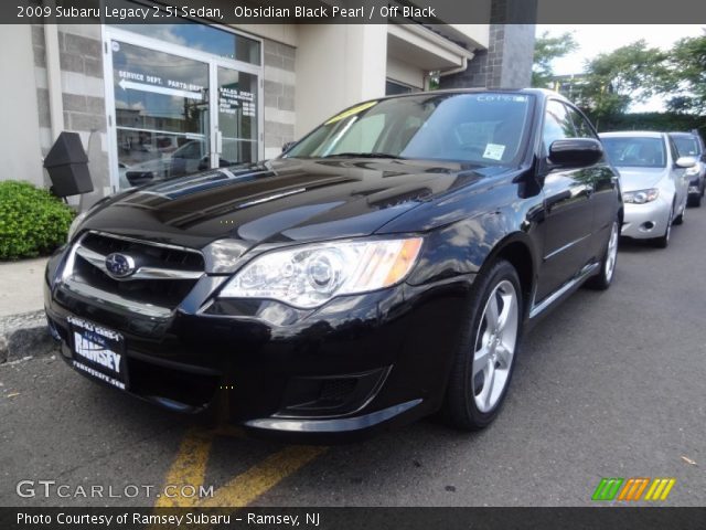 2009 Subaru Legacy 2.5i Sedan in Obsidian Black Pearl