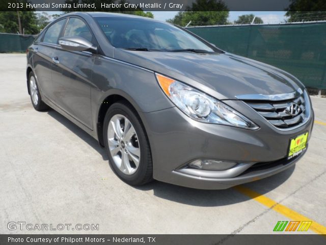 2013 Hyundai Sonata Limited in Harbor Gray Metallic