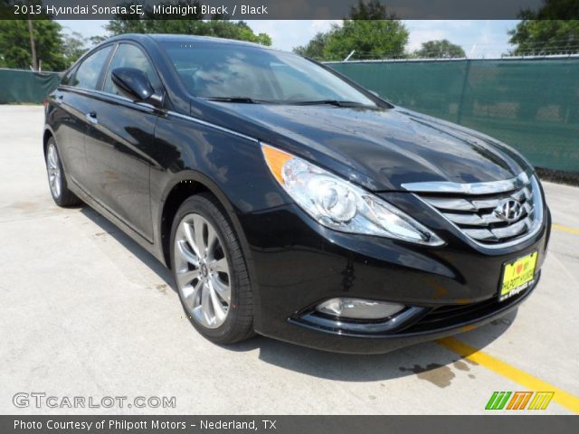 2013 Hyundai Sonata SE in Midnight Black