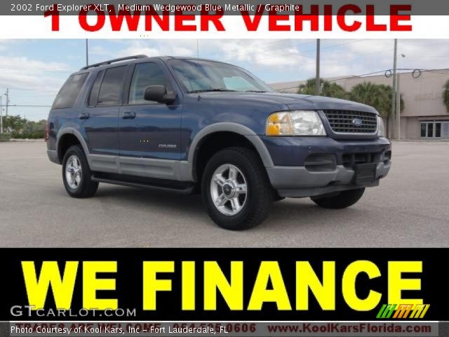 2002 Ford Explorer XLT in Medium Wedgewood Blue Metallic
