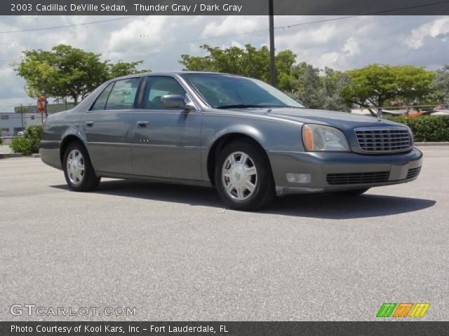 2003 Cadillac DeVille Sedan in Thunder Gray